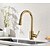 cheap Pullout Spray-Pullout Spray Kitchen faucet - Single Handle One Hole Ti-PVD Pull-out / ­Pull-down / Tall / ­High Arc Centerset Contemporary / Ordinary Kitchen Taps