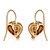 cheap Earrings-Women&#039;s Crystal Stud Earrings - Rose Gold Crystal Heart Ladies Classic Fashion Elegant Jewelry Gold For Party / Evening Office &amp; Career