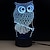 economico Luci notturne 3D-1 set 3d nightlight touch 7 colori alimentato a corrente continua e ansiolitico con porta usb a colori cangianti