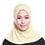 cheap Hijabs Scarves-Women&#039;s Basic Linen Hijab - Solid Colored