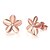cheap Earrings-Women&#039;s Cubic Zirconia Stud Earrings Floral / Botanicals Flower Ladies Classic Zircon Rose Gold Plated Earrings Jewelry Silver / Rose Gold For Daily Office &amp; Career