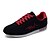 cheap Men&#039;s Athletic Shoes-Men&#039;s Comfort Shoes Tulle Spring / Fall Sneakers Running Shoes Slip Resistant Black and Red / Black / White / Black / Lace-up