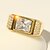 Χαμηλού Κόστους Δαχτυλίδια-Ανδρικά Band Ring Διαμάντι Cubic Zirconia Χρυσό Ζιρκονίτης Τιτάνιο Ατσάλι Circle Shape Κλασσικό Κομψό Βίντατζ Γάμου Καθημερινά Κοσμήματα