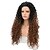 Χαμηλού Κόστους Premium Συνθετικές Περούκες Δαντέλα-Συνθετικές μπροστινές περούκες δαντέλας Σγουρά Σγουρά Δαντέλα Μπροστά Περούκα Μακρύ Μαύρο / Medium Auburn Συνθετικά μαλλιά Γυναικεία Καφέ