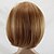 cheap Synthetic Trendy Wigs-Synthetic Wig Straight Straight With Bangs Wig Blonde Short Light golden Synthetic Hair Women&#039;s Color Gradient Blonde hairjoy