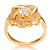 cheap Rings-Band Ring Diamond Halo Gold Gold Plated Ladies Fashion 7 8 9 / Women&#039;s / Cubic Zirconia