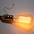 baratos Incandescente-1pç 40 W E26 / E27 / E27 ST64 Branco Quente 2300 k Incandescente Vintage Edison Light Bulb 220-240 V / 110-130 V