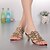 cheap Women&#039;s Sandals-Women&#039;s Polyurethane Spring / Summer Fashion Boots Sandals Chunky Heel Open Toe Rhinestone / Crystal / Sparkling Glitter Gold / Purple / Buckle / Party &amp; Evening