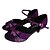 preiswerte Lateinamerikanische Schuhe-Damen Tanzschuhe Schuhe für den lateinamerikanischen Tanz Absätze Maßgefertigter Absatz Maßfertigung Lila / Satin