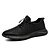 cheap Men&#039;s Sneakers-Men&#039;s Comfort Shoes Spring / Summer Casual Outdoor Sneakers Fabric Black