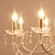 preiswerte Kerzenlicht-Design-9-Licht 75 cm Kristall Kerze Stil Kronleuchter Kronleuchter Metall Kerze Stil galvanisiert andere rustikal / Lodge modern zeitgenössisch 110-120 V 220-240 V.