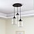 cheap Island Lights-3-Light 41 cm Mini Style Pendant Light Metal Glass Cluster Electroplated Traditional / Classic 110-120V / 220-240V
