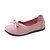 billige Flade sko til kvinder-Dame Fladsko Flade hæle Spidstå Lysende såler PU Hvid Sort Lys pink