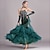 cheap Ballroom Dancewear-Ballroom Dance Dress Crystals / Rhinestones Women&#039;s Training Performance Sleeveless High Velvet