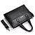 cheap Briefcases-Men&#039;s Zipper PU (Polyurethane) / Cowhide Briefcase Black / Brown / Fall &amp; Winter