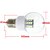 abordables Ampoules Globe LED-1 pièce 4w e27 led ampoule à bulle 27 smd 5730 dc / ac 12v - 24v blanc chaud / froid pour le bateau de RV