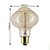 billige Glødelamper-1pc 40w e27 d80 retro dimbar / dekorativ varm hvit glødende vintage edison lyspære ac220-240v