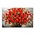 olcso Virág-/növénymintás festmények-Oil Painting Hand Painted Abstract Floral / Botanical Comtemporary Modern Stretched Canvas With Stretched Frame