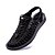 baratos Sandálias para Homem-Homens Sandálias Sapatos Confortáveis Sandálias de Esporte Casual spandex Preto Vermelho Marron Primavera Verão