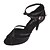 cheap Latin Shoes-Women&#039;s Dance Shoes Latin Shoes Sandal Customized Heel Customizable Navy / Black / Purple / Indoor / Satin