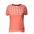 abordables Vêtements de fitness et yoga-BARBOK Femme Impression réactive Violet Orange Blanche Noir Elasthanne Tee Shirt Hauts / Top Manches Courtes Sport Tenues de Sport Extensible Fitness Elastique