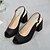 cheap Women&#039;s Heels-Women&#039;s Heels Dress Summer Rivet Stiletto Heel Pointed Toe Comfort PU Black White