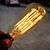 abordables Ampoules incandescentes-1pc 40 W E26 / E27 / E27 ST64 Blanc Chaud 2300 k Ampoule incandescente Edison Vintage 220-240 V / 110-130 V