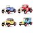baratos Carros de brinquedo-1:38 Carros de Brinquedo Música Veículos Carro Carrinho Clássico Requintado Liga de Metal Veículos mini carros brinquedos para lembrancinhas ou presente de aniversário para crianças Sound light