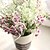 זול פרח מלאכותי-פרחים מלאכותיים 1 ענף כפרי וינטאג&#039; פרחים נצחיים פרחים לשולחן