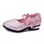 olcso Gyerek hercegnőcipők-Lány Magassarkúak Kényelmes Virágoslány cipők Hercegnői cipő Bőrutánzat Kis gyerekek (4-7 év) Nagy gyerekek (7 év +) Esküvő Ruha Strasszkő Csokor Csillogó csillogás Kék Rózsaszín Arany Ősz Tavasz