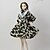 cheap Dolls Accessories-Doll Outfit Doll Coat Coats Leopard Tulle Lace Flannel Toison Polyester Handmade Toy for Girl&#039;s Birthday Gifts  / Kids