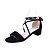 ieftine Sandale de Damă-Pentru femei Papuci &amp; Flip-flops Creepers Vârf deschis Ținte PU Confortabili Plimbare Vară Negru / Gri