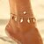 cheap Body Jewelry-Anklet feet jewelry Dainty Ladies Bohemian Women&#039;s Body Jewelry For Gift Evening Party Layered Alloy Leaf Gold Silver