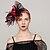 abordables Tocados-Flax / Feather Fascinators / Headwear with Floral 1pc Wedding / Special Occasion Headpiece
