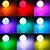 Недорогие Круглые светодиодные лампы-YWXLIGHT® 6шт 10 W Круглые LED лампы 600-1000 lm E26 / E27 12 Светодиодные бусины SMD Диммируемая На пульте управления Декоративная Холодный белый RGB 85-265 V