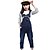 cheap Girls&#039; Pants &amp; Leggings-Kids Girls&#039; Simple Casual Daily Solid Colored Sleeveless Jeans Blue