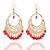 cheap Earrings-Women&#039;s Synthetic Tanzanite Drop Earrings Ladies Tassel Fashion Resin Earrings Jewelry Black / Red / Blue For Holiday Going out