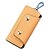 זול מחזיק מפתחות-עור פרה כפתורים מחזיק מפתחות משרד קריירה צהוב