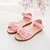 cheap Kids&#039; Sandals-Girls&#039; Leatherette Sandals Little Kids(4-7ys) / Big Kids(7years +) Flower Girl Shoes Flower / Magic Tape White / Pink Summer / TPR (Thermoplastic Rubber)