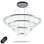 billiga Cirkeldesign-80 cm Bimbar / LED / designers Hängande lampor Metall Akryl Rektangulär Modernt Modernt 110-120V / 220-240V