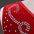 זול הלבשה לריקודים סלוניים-Ballroom Dance Dress Crystals / Rhinestones Women&#039;s Training Sleeveless High Velvet Georgette Corduroy Social DanceWear Stage Wear