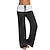 cheap Yoga Pants &amp; Bloomers-Women&#039;s Yoga Pants Wide Leg Drawstring Pants Bottoms Quick Dry Violet Green Black Cotton Zumba Fitness Gym Workout Winter Sports Activewear Micro-elastic