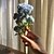 זול פרח מלאכותי-פרחים מלאכותיים 1 ענף פרחי חתונה פסטורלי סגנון צמחים עסיסיים פרחים לשולחן