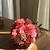 זול פרח מלאכותי-פרחים מלאכותיים 1 ענף פרחי חתונה פסטורלי סגנון צמחים עסיסיים פרחים לשולחן