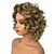 tanie Peruki syntetyczne modne-Peruki syntetyczne Curly Curly Peruka Blond Długość średnia Blond Włosie synetyczne Damskie Balejaż / refleksy Blond StrongBeauty