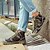 cheap Men&#039;s Boots-Men&#039;s Athletic Casual Outdoor Boots Hiking Shoes Canvas Gray / Green / Lace-up