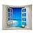 Χαμηλού Κόστους Ταπετσαρίες τοίχου-παράθυρο τοπίο τοίχος ταπετσαρία τέχνη διακόσμηση κουβέρτα κουρτίνα πικ-νικ τραπεζομάντιλο κρεμαστό σπίτι υπνοδωμάτιο σαλόνι dorm διακόσμηση πολυεστέρας θάλασσα ωκεανός παραλία