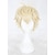 tanie Peruki kostiumowe-peruka syntetyczna prosta fryzura warstwowa peruka krótkie blond włosy syntetyczne męska naturalna linia włosów blond peruka na halloween