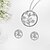 ieftine Seturi de Bijuterii-Pentru femei Zirconiu Cubic Seturi de bijuterii Cercei Stud Coliere cu Pandativ Florale / Botanice Leaf Shape Floare femei Zirconiu Argilă cercei Bijuterii Argintiu Pentru Nuntă Serată