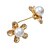 abordables Parures de Bijoux-Femme Zircon Parure de Bijoux Fleurs / Botaniques Fleur dames Doux Imitation Perle Zircon Des boucles d&#039;oreilles Bijoux Dorée Pour Soirée L&amp;#39;obtention du diplôme / Boucles d&#039;Oreilles